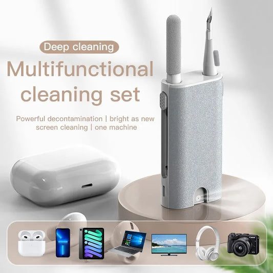 5 in 1 Bluetooth Earphone Cleaner Set Phone Laptop Screen Earbuds Case Cleaning Brush Pen Kit for