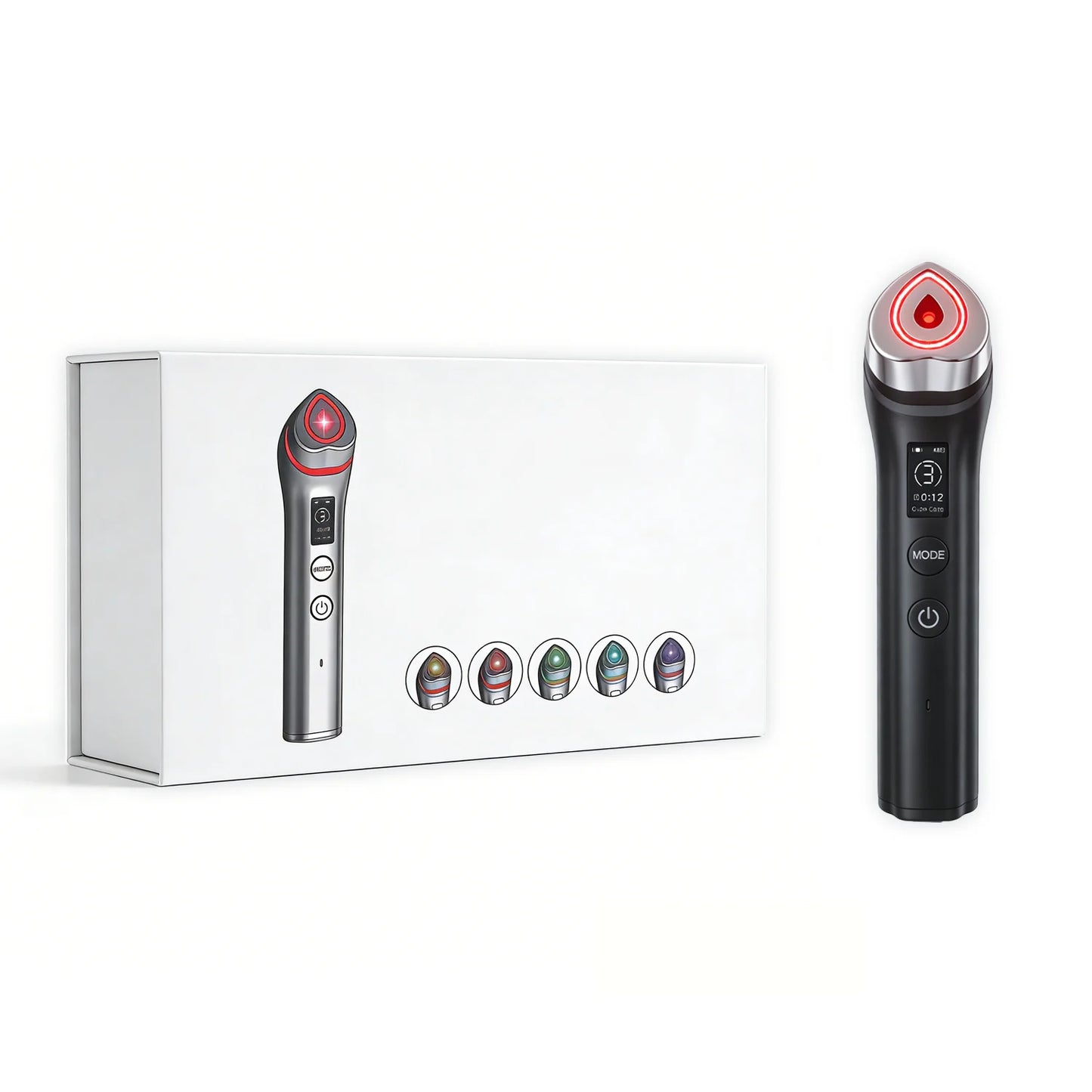 6-in-1 RF Facial Beauty Device | Anti-Aging Skin Tightening & Pore Refining Massager