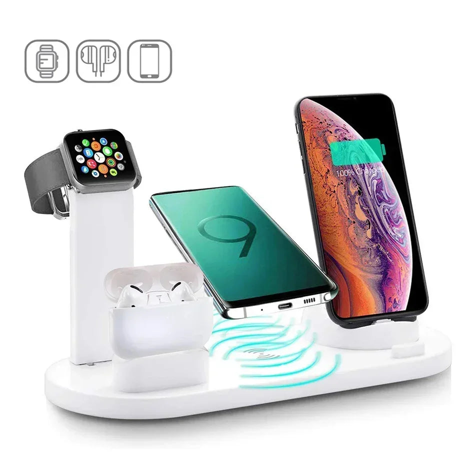 100W 7-in-1 Wireless Charger Dock — iPhone 16–12, Apple Watch, AirPods Pro 2/1, Fast Charging Station