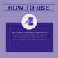 Purple Glossy Tooth Whitening Strips – Gentle Stain Removal for a Brighter Smile