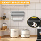 3-in-1 Aluminum Film Wrap Cutter & Wall Mount Dispenser