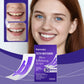 Purple Glossy Tooth Whitening Strips – Gentle Stain Removal for a Brighter Smile