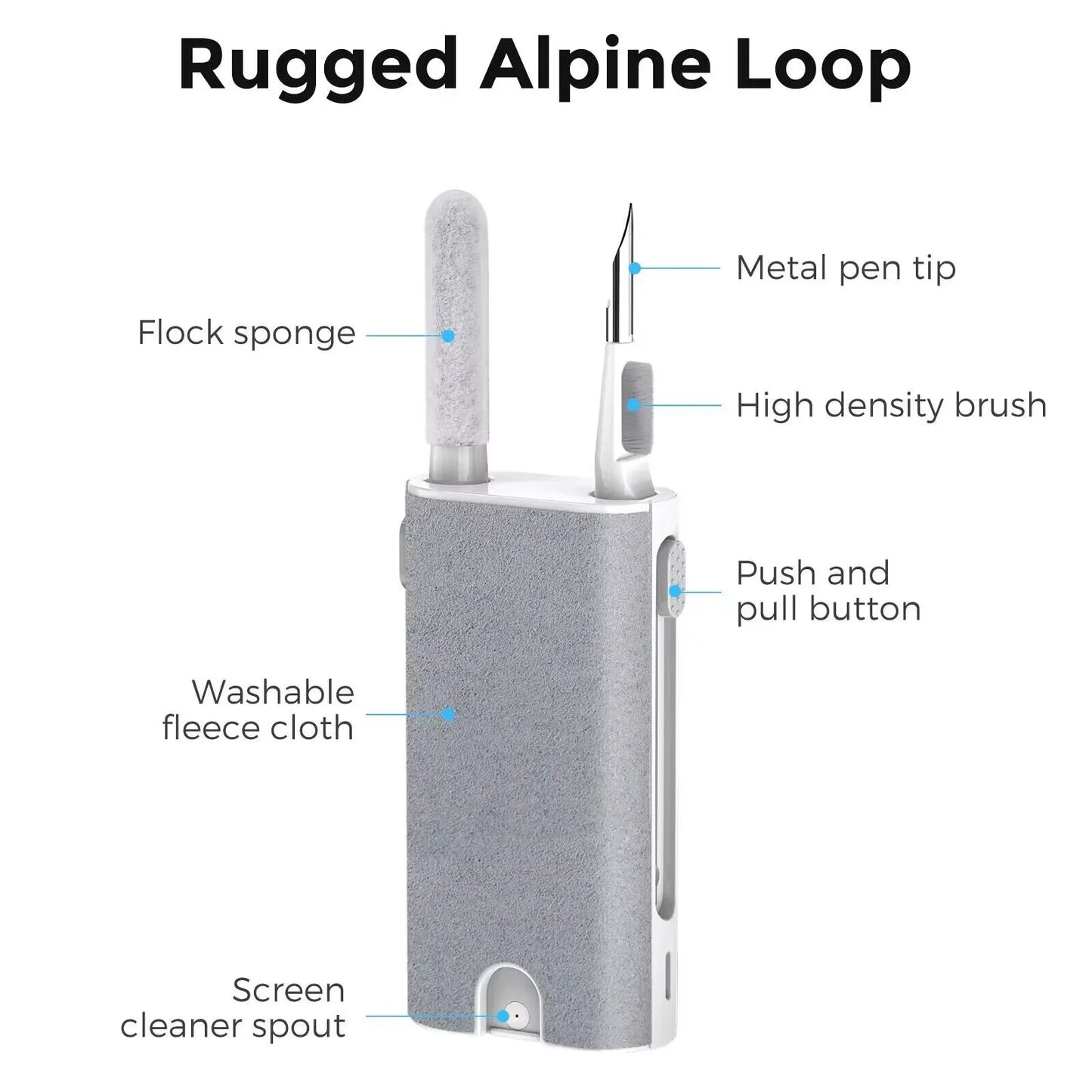 5 in 1 Bluetooth Earphone Cleaner Set Phone Laptop Screen Earbuds Case Cleaning Brush Pen Kit for