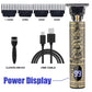 Cordless Hair Clipper Vintage Trimmer — USB Fast Charging, Portable