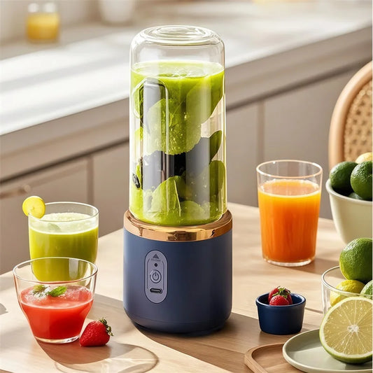 Rechargeable Portable Juicer Cup — All-in-One Blender for Smoothies