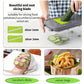 Vegetable Chopper 22-in-1 – Stainless Steel Blades, Adjustable Slicer/Cutter, Drain Rack & Storage