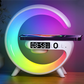 G Shaped Bluetooth Speaker Wireless Charger with RGB Night Light