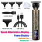 Cordless Hair Clipper Vintage Trimmer — USB Fast Charging, Portable