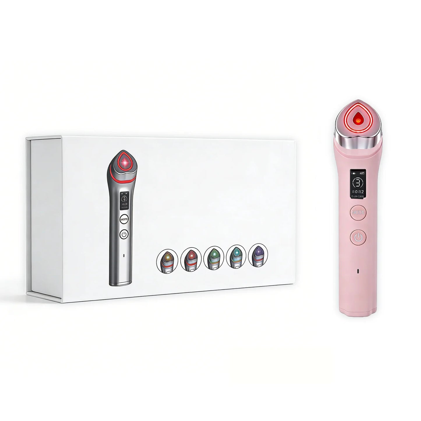 6-in-1 RF Facial Beauty Device | Anti-Aging Skin Tightening & Pore Refining Massager