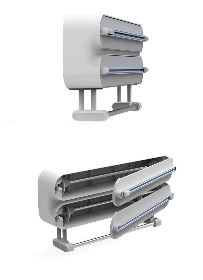 3-in-1 Aluminum Film Wrap Cutter & Wall Mount Dispenser