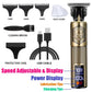 Cordless Hair Clipper Vintage Trimmer — USB Fast Charging, Portable