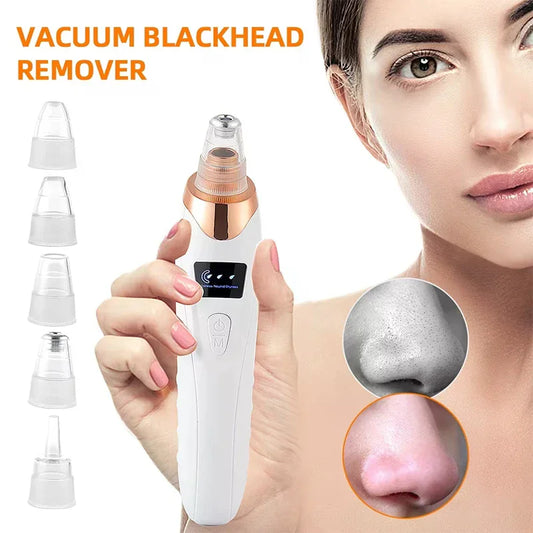 Multi-functional Blackhead Remover Pore Acne Pimple Removal Face  Nose Cleaner Vacuum Suction Facial