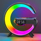 G Shaped Bluetooth Speaker Wireless Charger with RGB Night Light