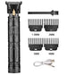 Cordless Hair Clipper Vintage Trimmer — USB Fast Charging, Portable