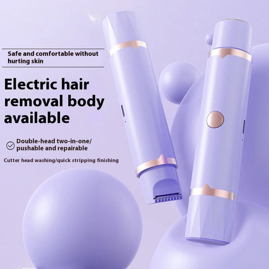 All-in-One Double-Head Trimmer for Face, Body & Sensitive Areas