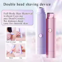All-in-One Double-Head Trimmer for Face, Body & Sensitive Areas