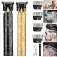 Cordless Hair Clipper Vintage Trimmer — USB Fast Charging, Portable