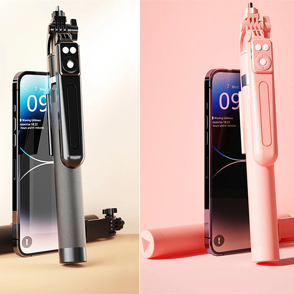 Portable Camera Tripod with Wireless Remote - 360° Rotation Stabilizer