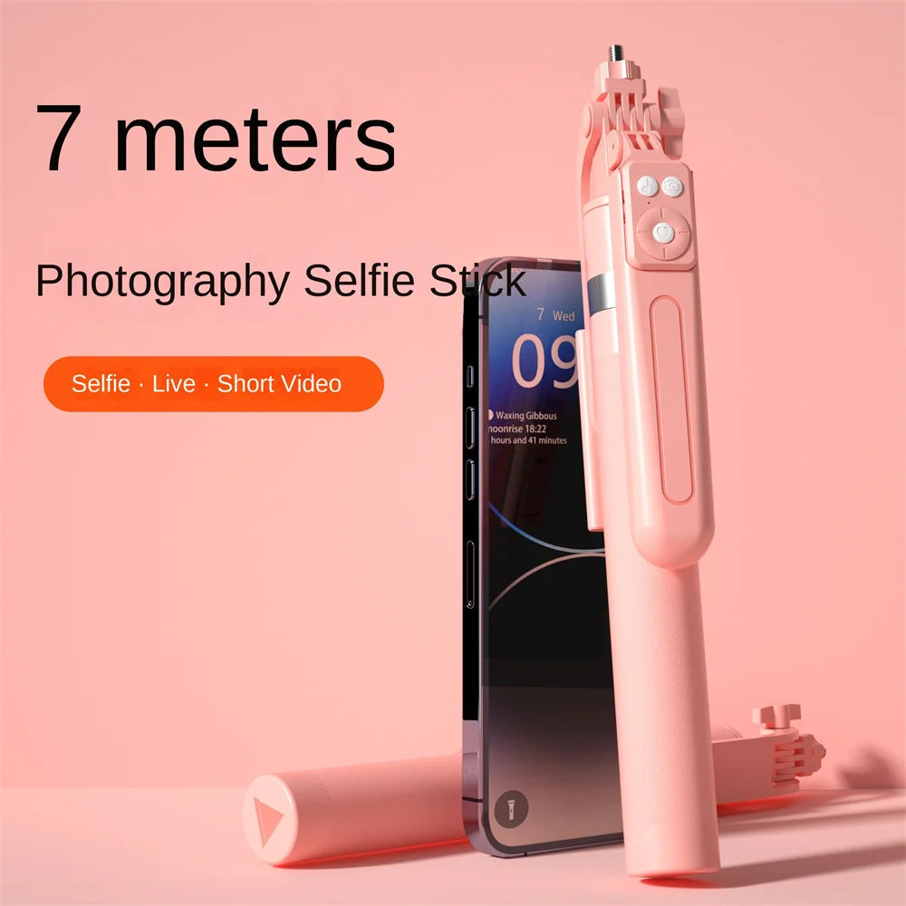 Portable Camera Tripod with Wireless Remote - 360° Rotation Stabilizer