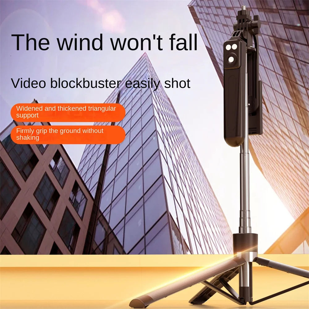 Portable Camera Tripod with Wireless Remote - 360° Rotation Stabilizer