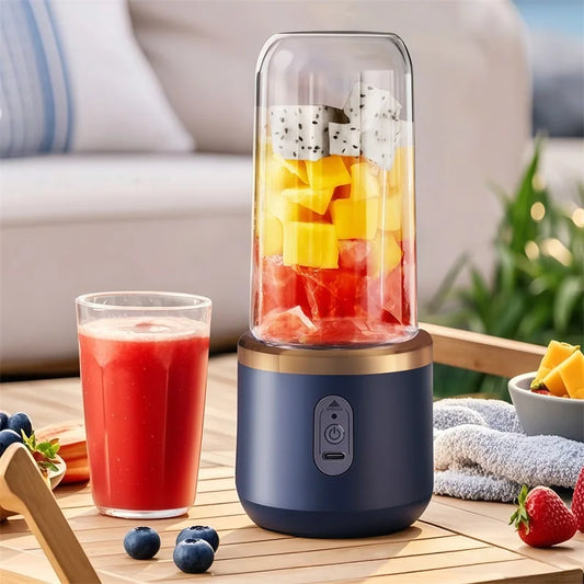 Rechargeable Portable Juicer Cup — All-in-One Blender for Smoothies